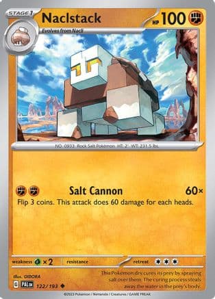 Naclstack 122- SV02 Paldea Evolved Reverse Holofoil