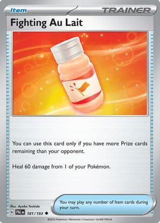 Fighting Au Lait 181- SV02 Paldea Evolved Reverse Holofoil