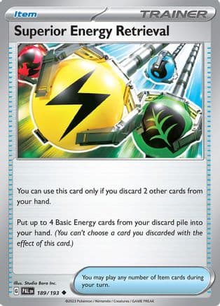 Superior Energy Retrieval 189/193 - SV02 Paldea Evolved