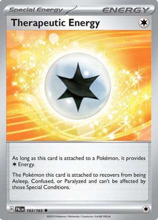 Therapeutic Energy 193- SV02 Paldea Evolved Reverse Holofoil