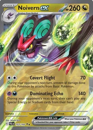 Noivern ex 153- SV02 Paldea Evolved Holofoil