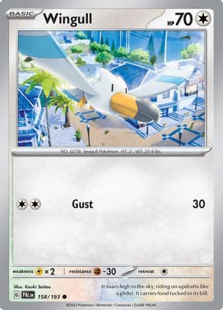 Wingull 158- SV02 Paldea Evolved