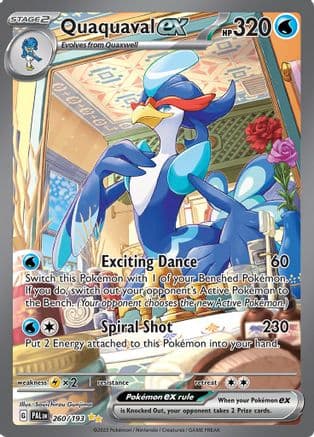 Quaquaval ex 260/193 - SV02 Paldea Evolved Holofoil