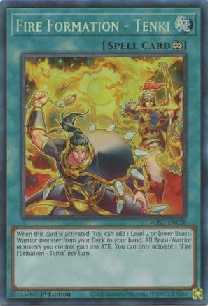 Fire Formation - Tenki (CR) (WISU-EN028) - Wild Survivors 1st Edition