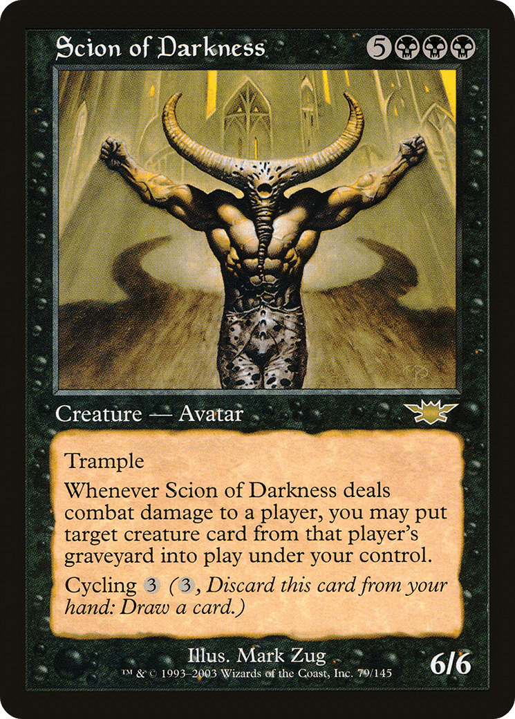Scion of Darkness [Legions] Foil