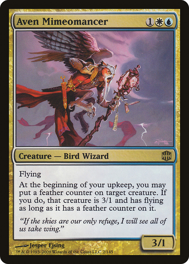 Aven Mimeomancer [Alara Reborn] Foil