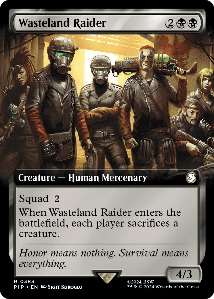 Wasteland Raider (Extended Art) [Fallout] Foil