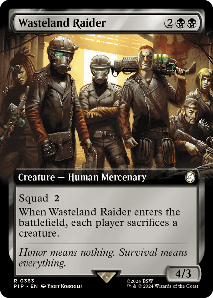 Wasteland Raider (Extended Art) [Fallout] Foil