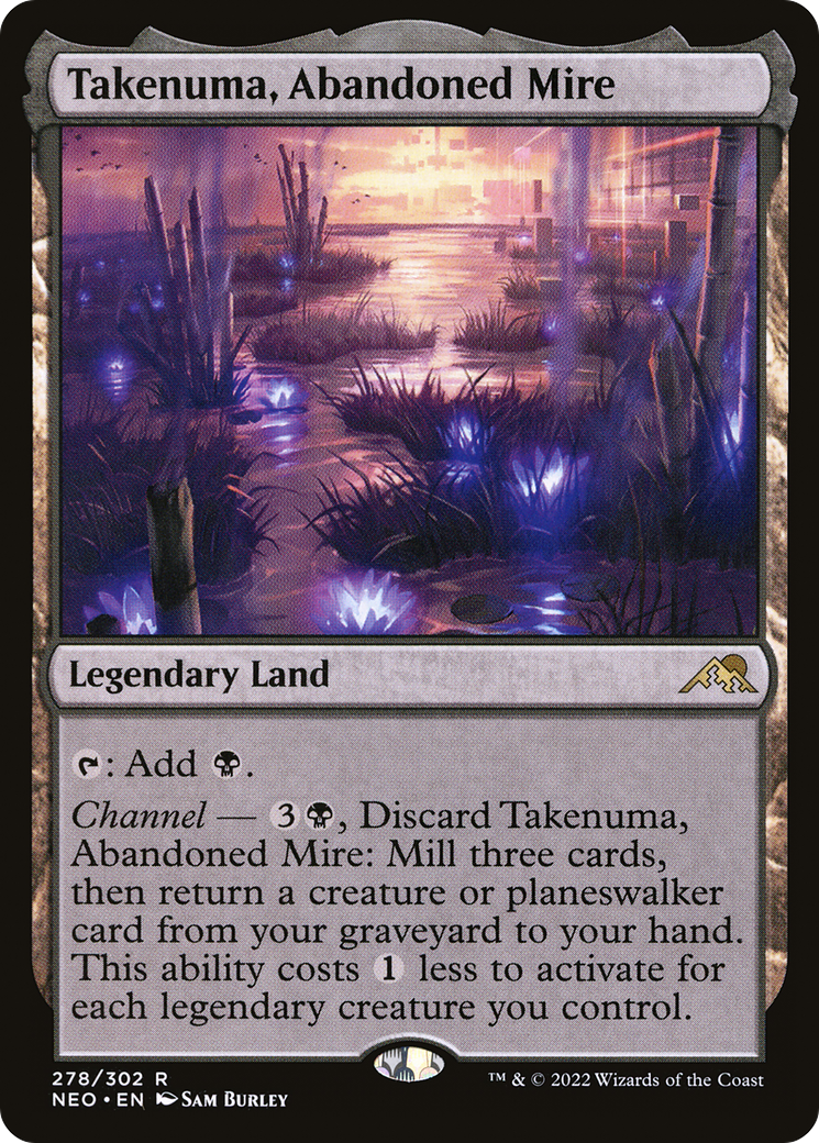 Takenuma, Abandoned Mire [Kamigawa: Neon Dynasty] Foil