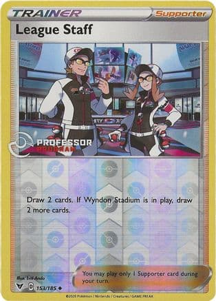 League Staff 153- Professor Program Promos Reverse Holofoil
