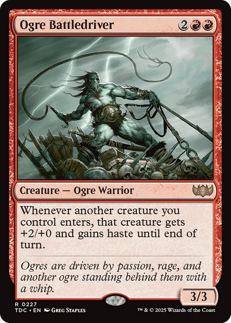 Ogre Battledriver (227) [Commander: Tarkir: Dragonstorm]