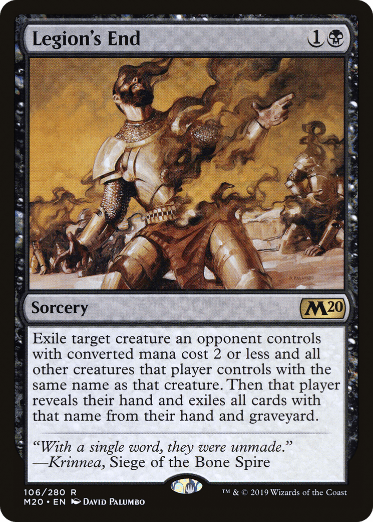 Legion's End [Core Set 2020] Foil