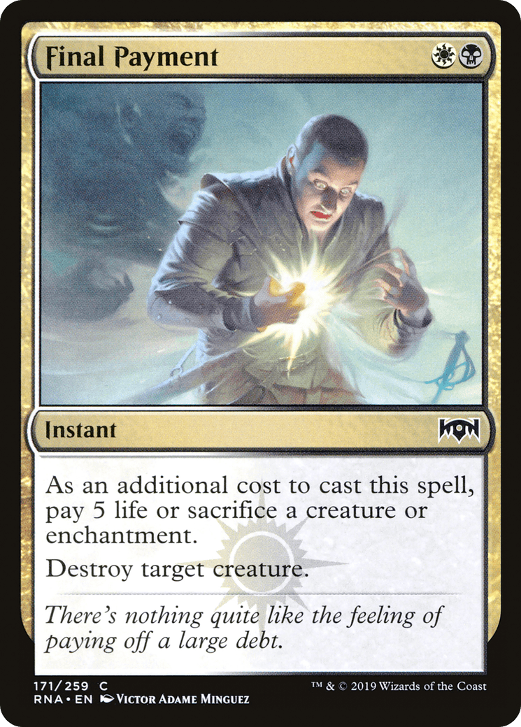 Final Payment [Ravnica Allegiance] Foil