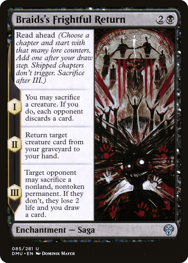 Braids's Frightful Return [Dominaria United] Foil