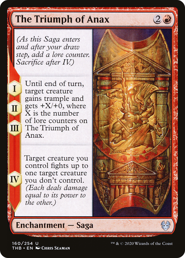 The Triumph of Anax [Theros Beyond Death] Foil