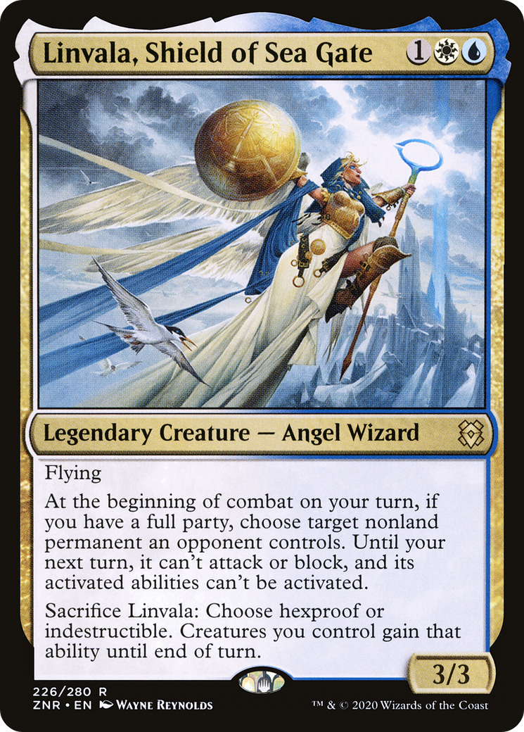 Linvala, Shield of Sea Gate [Zendikar Rising] Foil