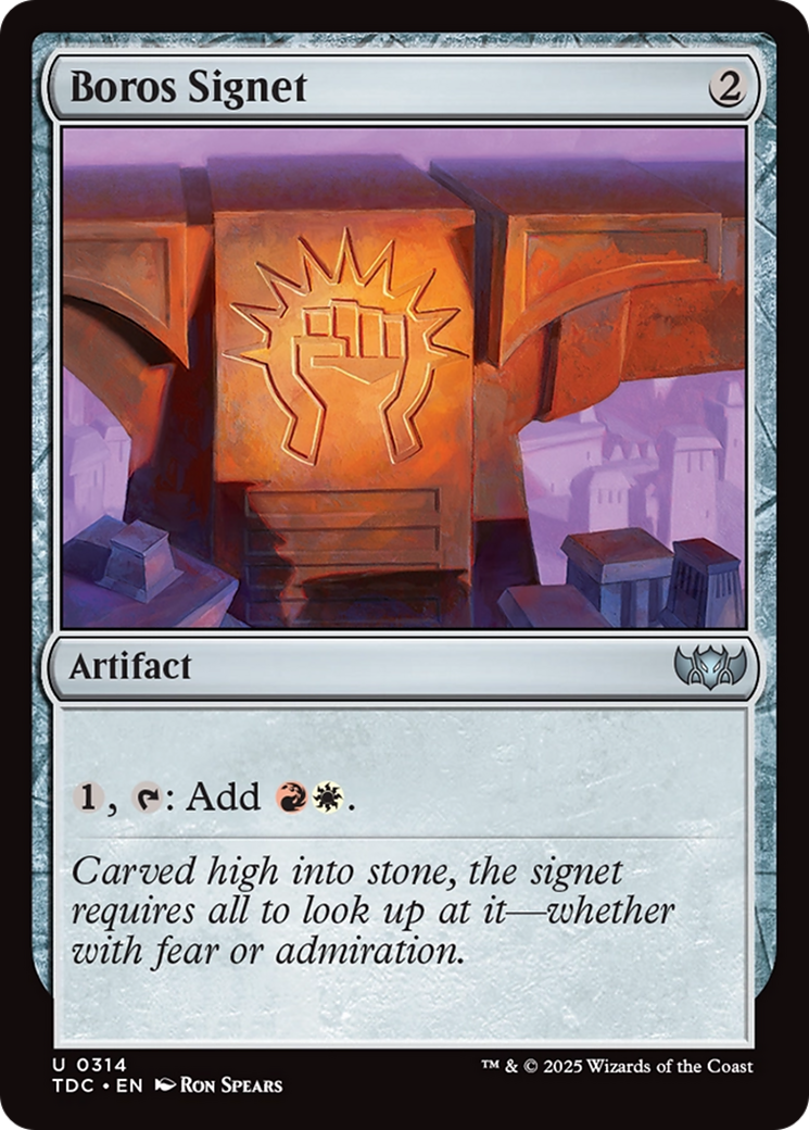 Boros Signet (314) [Commander: Tarkir: Dragonstorm]