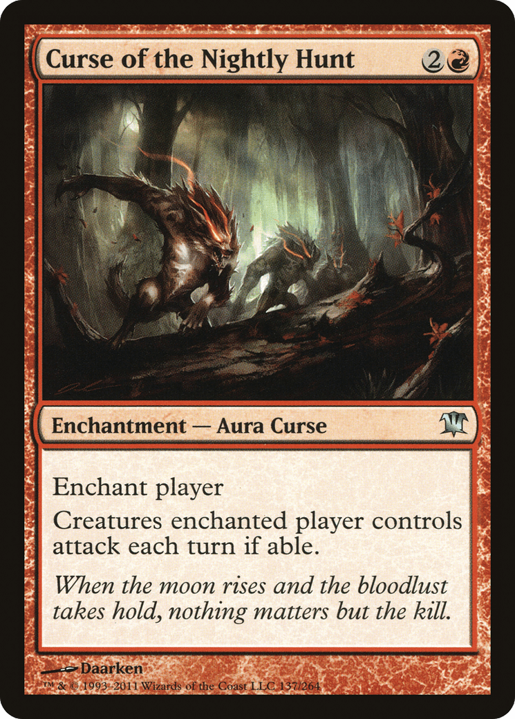 Curse of the Nightly Hunt [Innistrad] Foil