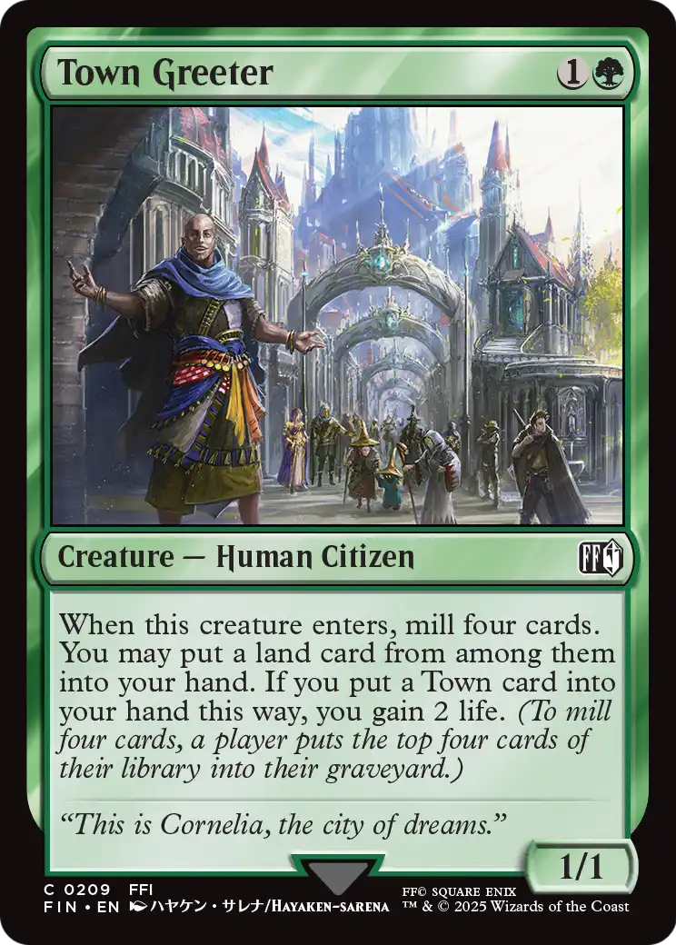 Town Greeter (209) [FINAL FANTASY]  Foil