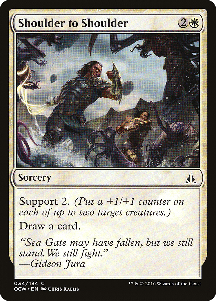 Shoulder to Shoulder [Oath of the Gatewatch] Foil
