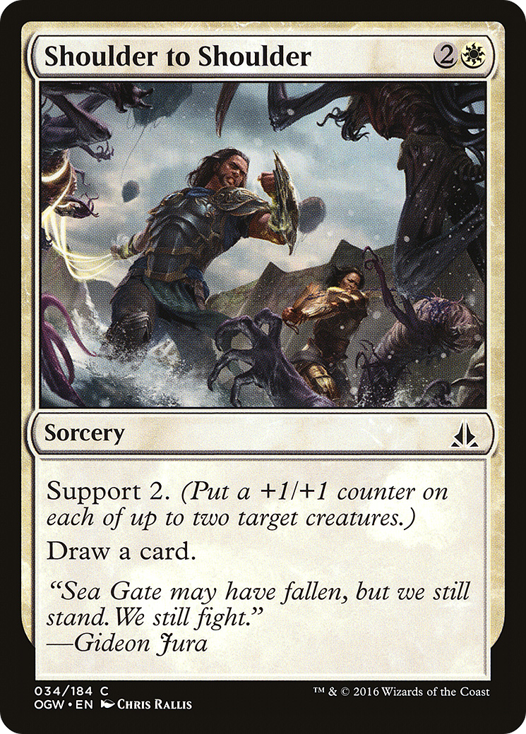 Shoulder to Shoulder [Oath of the Gatewatch] Foil