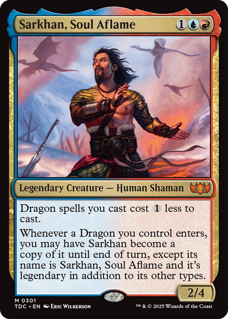 Sarkhan, Soul Aflame (301) [Commander: Tarkir: Dragonstorm]