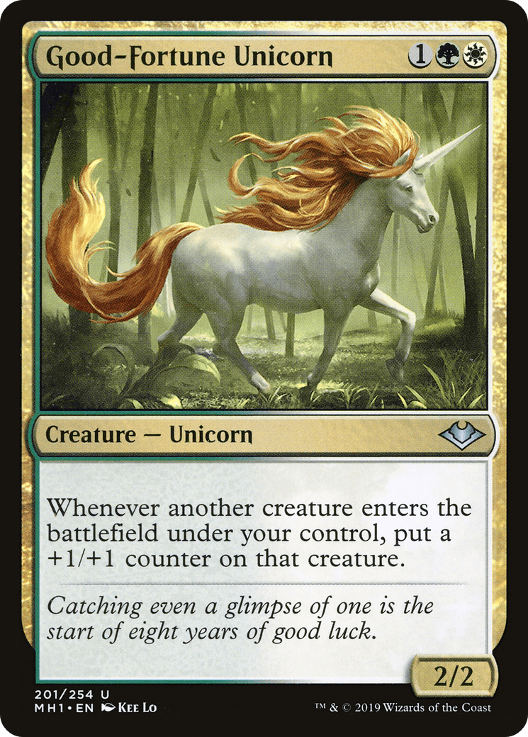 Good-Fortune Unicorn [Modern Horizons] Foil