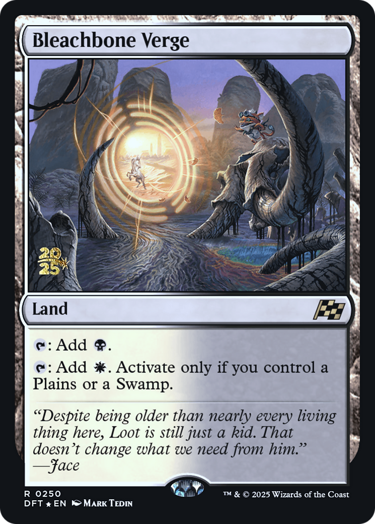 Bleachbone Verge (-250) [Prerelease Cards]  Foil