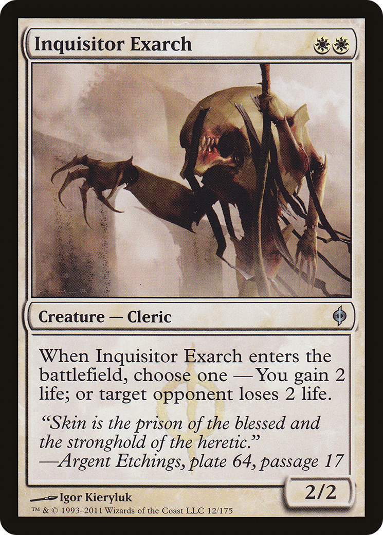 Inquisitor Exarch [New Phyrexia] Foil