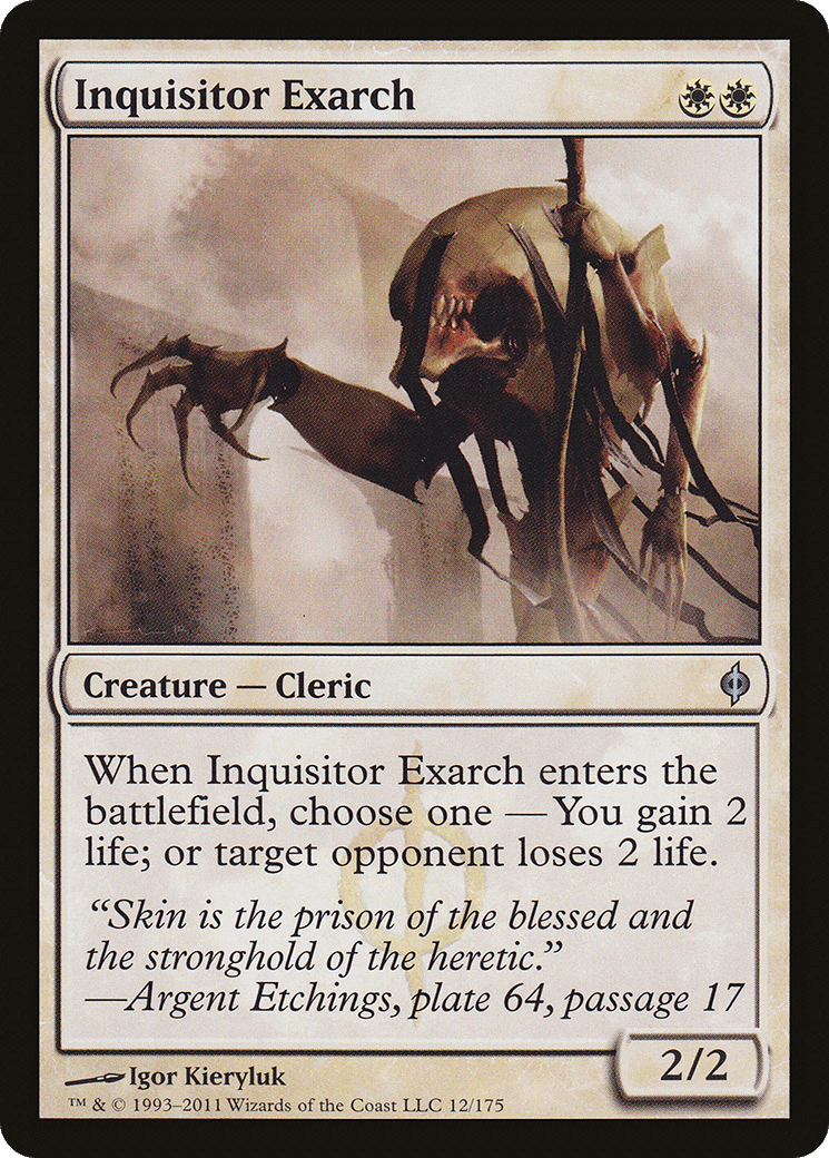 Inquisitor Exarch [New Phyrexia] Foil