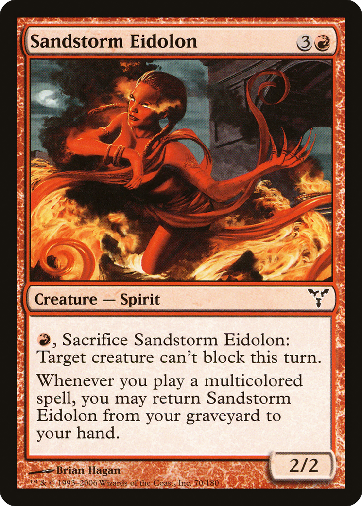 Sandstorm Eidolon [Dissension] Foil