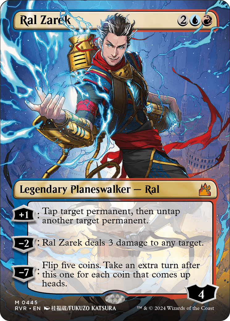 Ral Zarek (Anime Borderless) [Ravnica Remastered] Foil