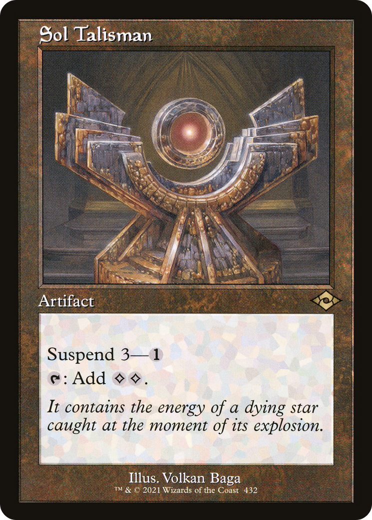 Sol Talisman (MH2-432) - Modern Horizons 2 Etched Foil