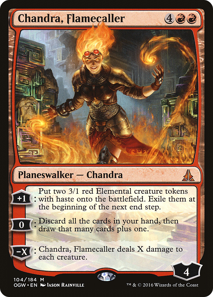 Chandra, Flamecaller [Oath of the Gatewatch] Foil