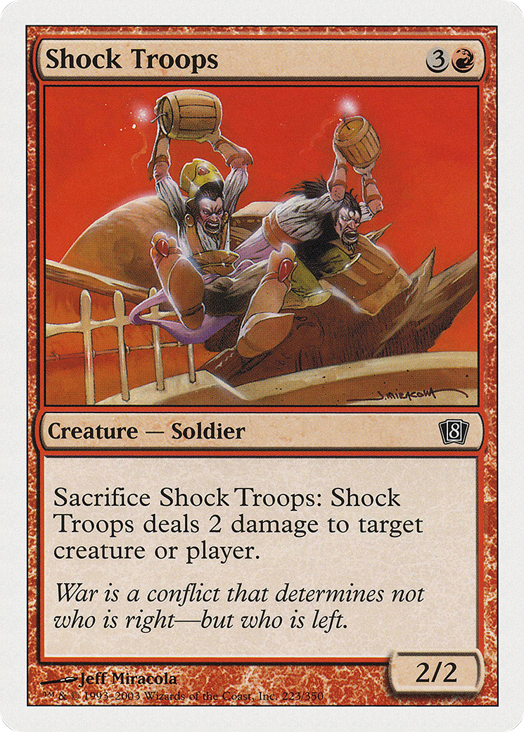 Shock Troops [Eighth Edition] Foil
