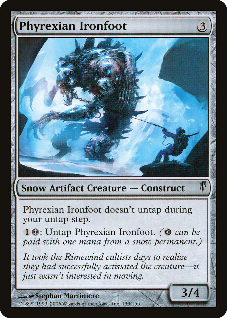 Phyrexian Ironfoot [Coldsnap] Foil