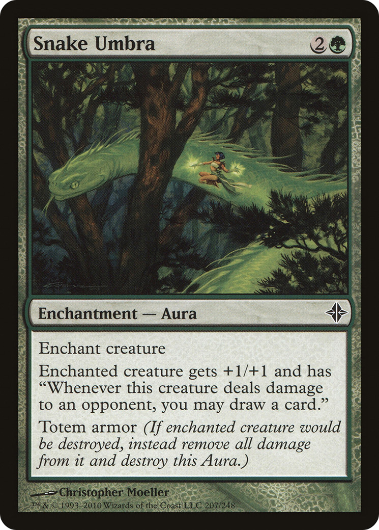 Snake Umbra [Rise of the Eldrazi] Foil