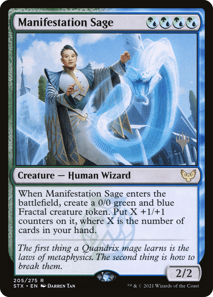 Manifestation Sage (Promo Pack) [Strixhaven: School of Mages Promos] Foil