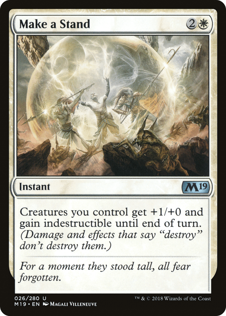 Make a Stand [Core Set 2019] Foil