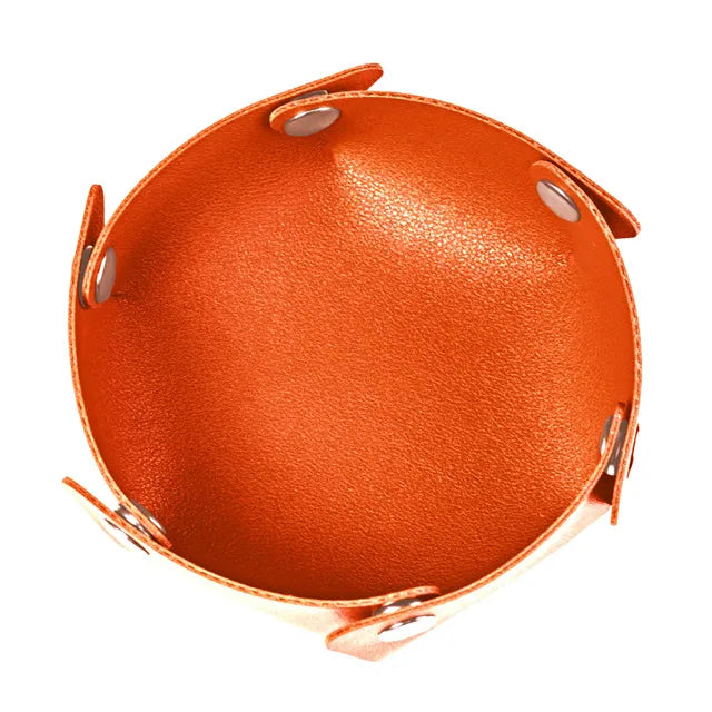 Folding Hexagonal Dice Tray | Small - Orange (A18)