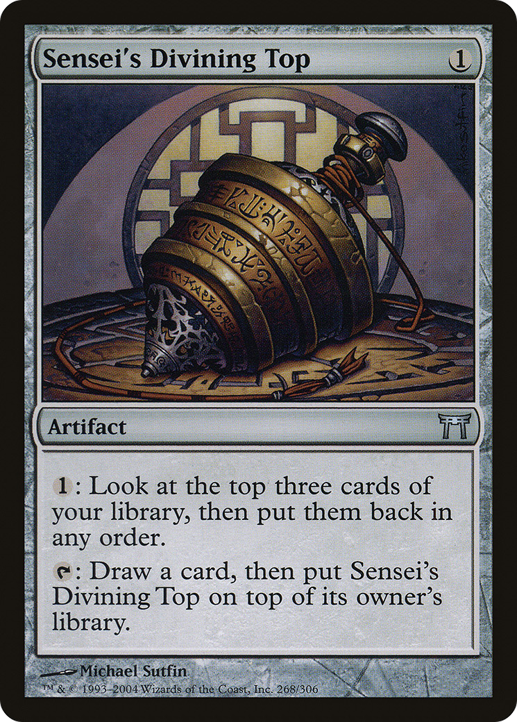 Sensei's Divining Top [Champions of Kamigawa] Foil