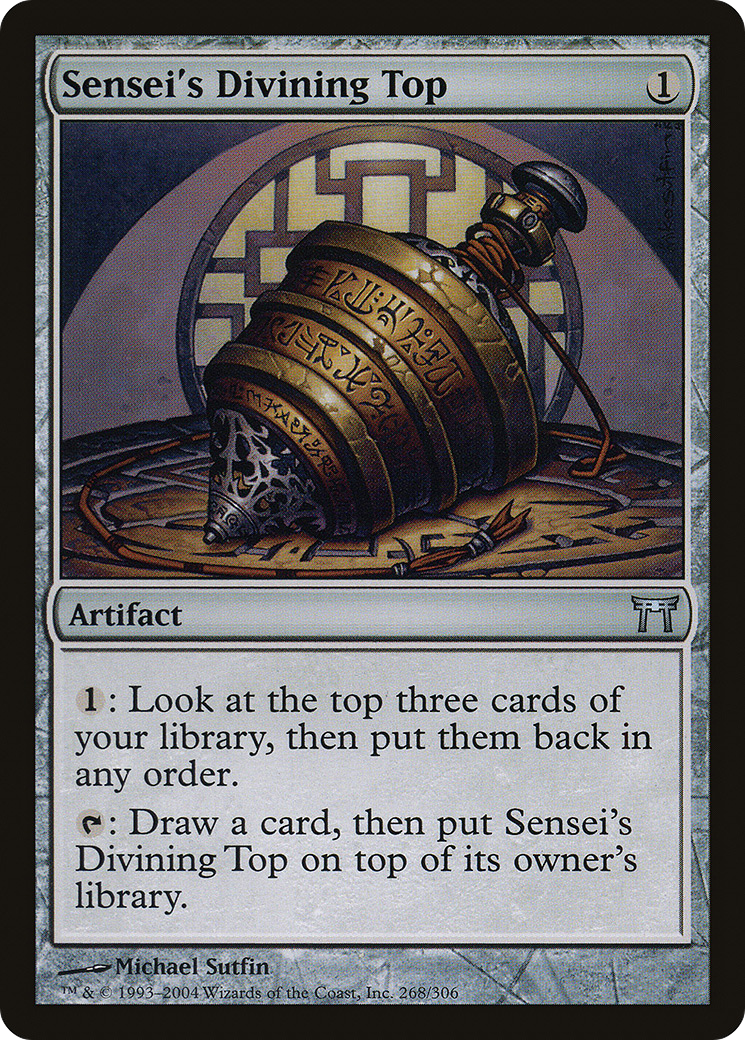 Sensei's Divining Top [Champions of Kamigawa] Foil