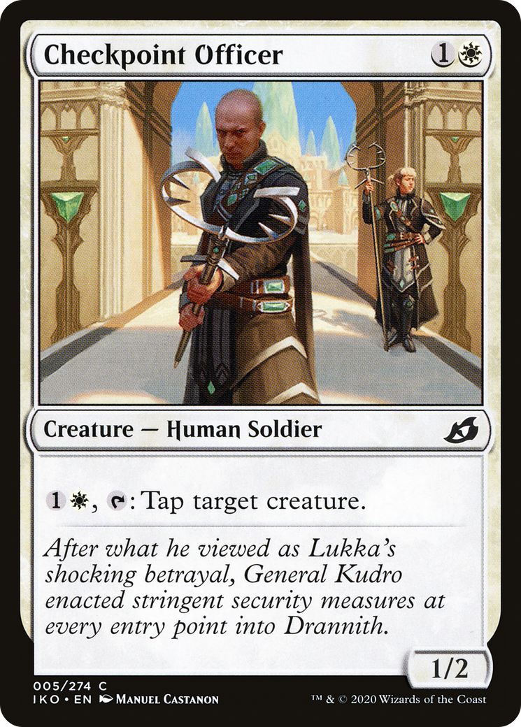 Checkpoint Officer [Ikoria: Lair of Behemoths] Foil
