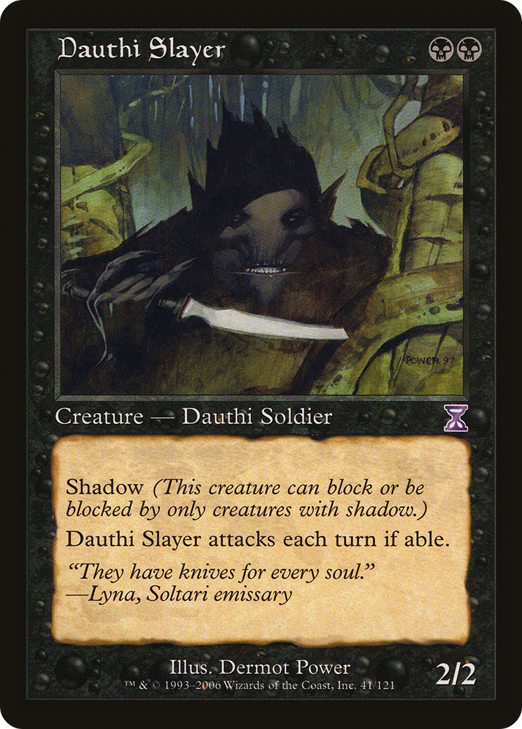 Dauthi Slayer [Time Spiral Timeshifted] Foil