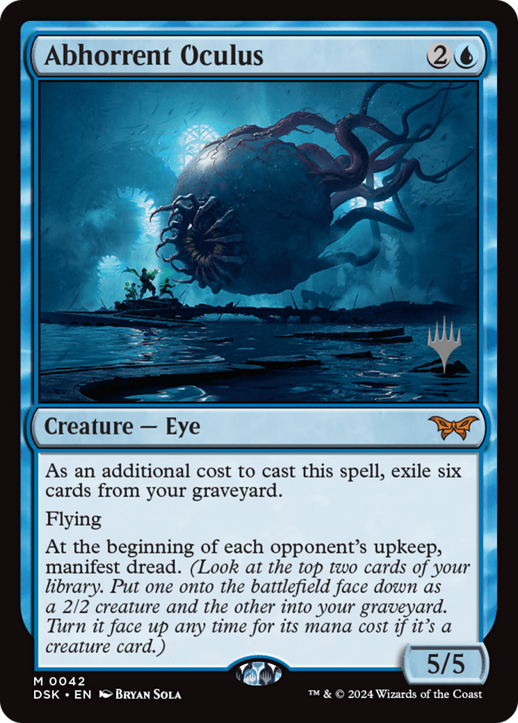 Abhorrent Oculus [Duskmourn: House of Horror Promos] Foil
