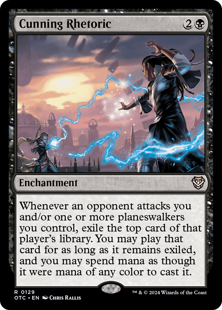 Cunning Rhetoric [Outlaws of Thunder Junction Commander]
