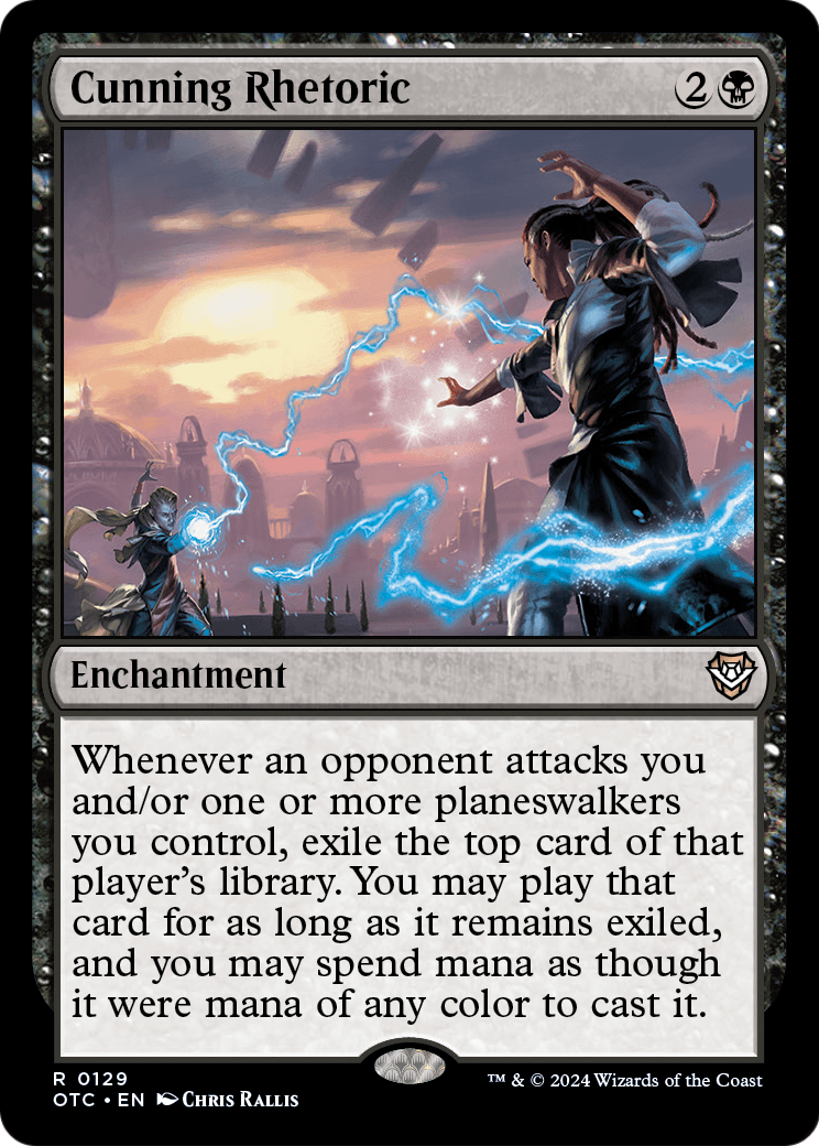 Cunning Rhetoric [Outlaws of Thunder Junction Commander]