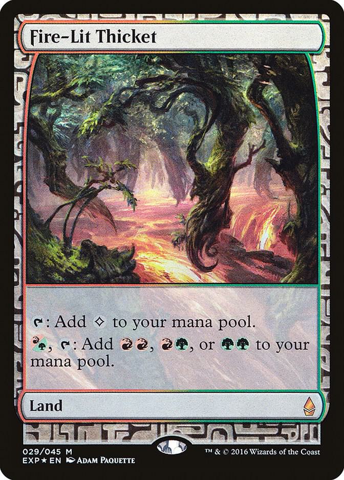 Fire-Lit Thicket 29/45 (Zendikar Expeditions)  - Foil