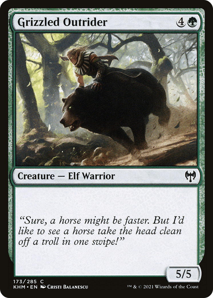 Grizzled Outrider [Kaldheim] Foil