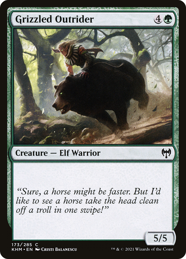 Grizzled Outrider [Kaldheim] Foil